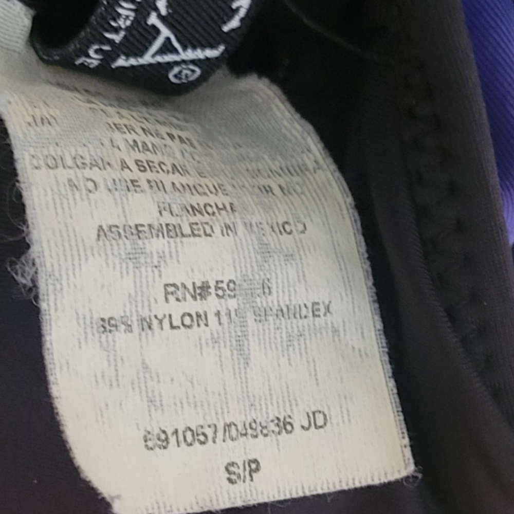 BECCA By Rebecca Virtue One Piece Blue Bathing Suit Swimsuit Size Small - Picture 5 of 6